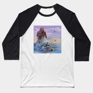 Free Palestine Drawing Jerusalem freedom painting Baseball T-Shirt